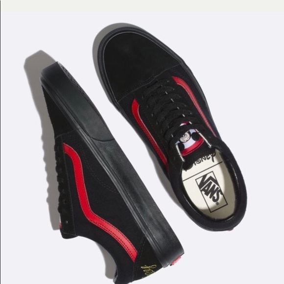 disney x vans mickey old skool womens shoes